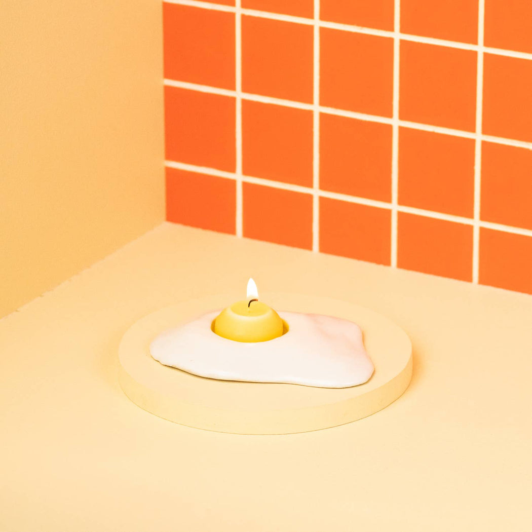 Ceramic Egg Tea Light Candle Holder