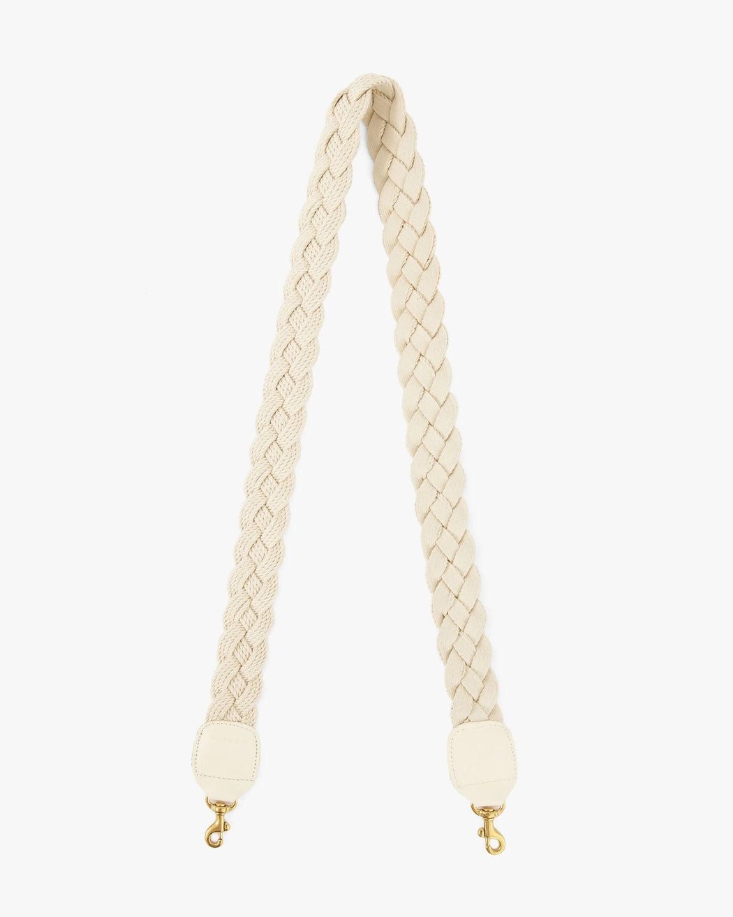 Crossbody Strap – Cream Braided Rope