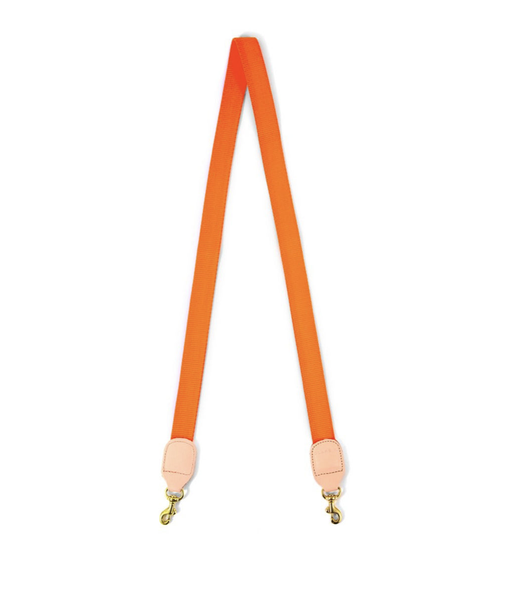 Crossbody Strap – Neon Orange Webbing